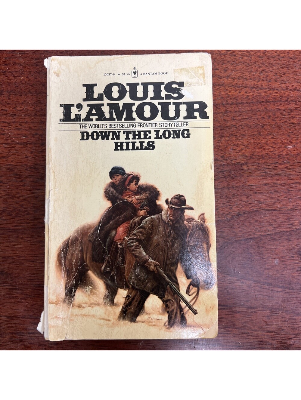 Louis L'Amour  Down The Long Hills Paperback Westren